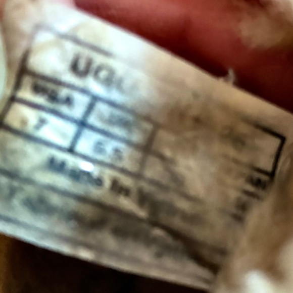 "Ugg" leather, fleece-lined slipper (mule) 7-8, sand - Picture 8 of 13